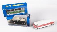 MODELS: Three models including a 1:64 scale 1940 General Motors Futurliner, BT Models 1:76 scale bus and one other by Solido