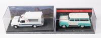 CHEVROLET: Two 1:43 scale models including a Chevrolet Amazonas (1963) along with a Chevrolet C-10 Ambulance - James Bond Moonraker model, each with acrylic case