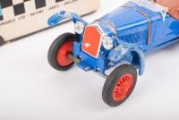 SCALEXTRIC: A c1960s Tri-ang Scalextric No.C65 Alfa Romeo 21HP slot car model with box, model with damage, to suit restoration - 2