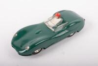 JAGUAR: A c1960s Scalextric / Tri-ang&nbsp;Lister Jaguar slot car model in British Racing green