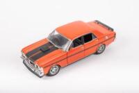 FORD: A 1:24 scale Trax Ford XY GTHO&nbsp;in orange, features opening parts