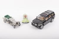 MODELS: Three models including a Revell Messerschmitt KR200, Franklin Mint Rolls Royce silver ghost and a Minichamps Mercedes-Benz GL-class SUV