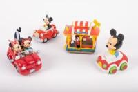 DISNEY: Four various Disney Mickey Mouse themed vehicles