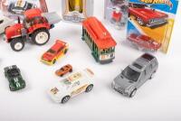 MODELS: A large group lot of various models includes Trax Holden, boxed Hot Wheels, Lego tractor and others - 2