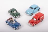 MORRIS: Four various scale vehicles including three Morris and one Volkswagen&nbsp;