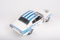 VALIANT: A Trax 1:24 scale Chrysler Valiant Charger (TRL5C) as raced by Leo Geoghegan and Peter Brown at Bathurst 1971, white, black interior, opening features, engine detail, racing number '43' with associated sponsorship decals, swing tag numbered '0033 - 3