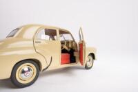 HOLDEN: A Trax 1:24 scale 1948-53 Holden 48-215 FX (TX-020), in Burnley cream, red&nbsp;interior, opening features, engine detail, cream wheels with chrome hubs, steerable wheels - 3