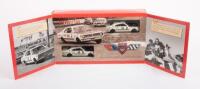 HOLDEN MONARO: A TRAX TOP GEAR 'BATHURST 69' HT GTS MONARO HOLDEN DEALER TEAM set (TRS19), consisting of two 1:43 scale HT GTS MONARO models, as raced by Des West, Peter Brock (racing number '43 D'), other Colin Bond, Tony Roberts (racing number '44 D')