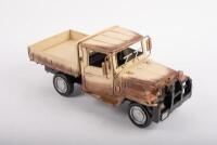 TOYOTA: A Boyle Industries modern metal early Toyota Land Cruiser Ute ornament model, 29cm long