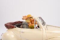 GUILLERMO FORCHINO: 'Ma Nouvelle Fiancee' comic art model car, limited edition, numbered '01614', by Guillermo Forchino, 35cm long, in original box - 3