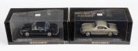 VOLKSWAGEN: Two Minichamps 1:43 scale 1950s Volkswagen Karmann Ghia models in boxes