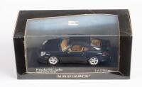 PORSCHE: A Minichamps 1:43 scale 1999 Porsche 996 911 Turbo in dark olive green paintwork in original box