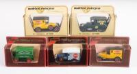 MATCHBOX YESTERYEAR: Five Matchbox Models of Yesteryear small scale 1920s delivery vans
