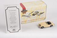 AUSTIN: A Matchbox Collectibles approx 1:43 scale 1956 Austin Healey 100 in cream paintwork, code DYB04-M, in original box