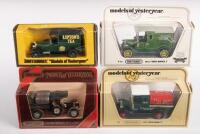 MATCHBOX YESTERYEAR: Four Matchbox Models of Yesteryear small scale 1910s/20s delivery vans