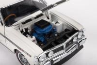 FORD: A Trax, 1:24 scale, Ford Falcon XY GTHO&nbsp;Phase III in white with black striping - 3