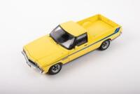 HOLDEN: An Autoart, 1:18 scale, limited edition [1821/2304], Holden HZ Sandman Utility in Jasmine yellow with blue stripes - 2