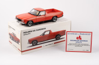 HOLDEN: An Autoart, 1:18 scale, limited edition [863/1800], Holden HX&nbsp;Sandman Utility in Mandarin red&nbsp;colour
