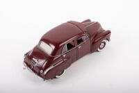 HOLDEN: A Trax, 1:24 scale, Holden FJ Special sedan in maroon&nbsp;and red & white interior - 2