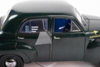 HOLDEN: A Trax, 1:24 scale, Holden 48/215 'FX' as driven by Lowndes/Davison/Poole to celebrate the 60th anniversary of the 1953 Monte Carlo Rally in green with blue interior - 3