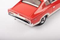 VALIANT: A Trax, 1:24 scale, Chrysler Valiant Charger in red with white roof, comes in fitted box and outer protective box - 3
