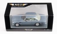 ISO: A 1:43 scale Neo Scale Models Iso Rivolta GT in light blue, within acrylic case