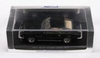 ASTON MARTIN: A Spark Model 1:43 scale 1977 Aston Martin Vantage coupe in British racing green, on base with nameplate in original box