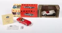 JAGUAR: Two 1:43 scale Jaguar models in boxes, includes a Vanguards Jaguar E-Type 3.8 Litre Roadster and a Brumm&nbsp;1948 Jaguar 3.5 Litre