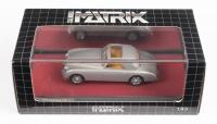 DELAHAYE: A limited edition (016/408) Matrix Scale Models 1947 Delahaye 135 Pininfarina Coupe in silver, within acrylic case
