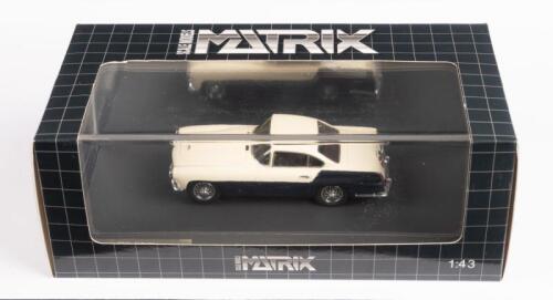 GHIA: A limited edition (005/408) 1956 Ghia Jaguar XK140 Coupe in white, within acrylic case