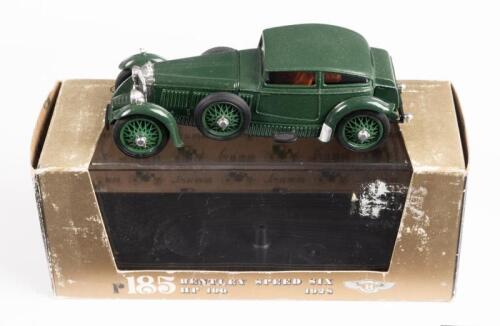 BENTLEY: A 1:43 scale Brumm models 1928 Bentley Speed Six in dark green, loose within box