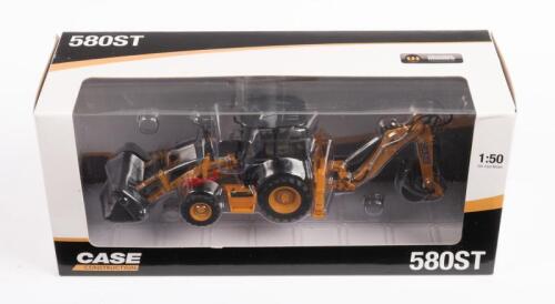 CASE: A Universal Hobbies 1:50 scale Case 580ST backhoe loader, within box