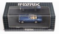 ASTON MARTIN: A limited edition (231/408) 1953 Aston Martin DB 2/4 Cabriolet Bertone Arnolt in blue metallic, within acrylic case
