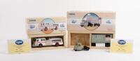 CORGI: Two 1:50 scale Corgi models including a American La France Denver fire/rescue engine, along with a Scammell Scarab Railfreight truck