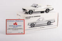 HOLDEN: An Autoart, 1:18 scale, limited edition [267/1600], Holden HJ&nbsp;Sandman Utility in Cotillion white