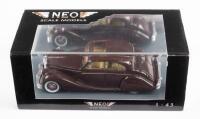JAGUAR: A Neo Scale Models 1:43 scale Jaguar Mk V in maroon in original box