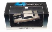 XY: A 1:43 scale AUTOart Ford Falcon XY GTHO in quick silver, boxed with COA numbered 2847/5000