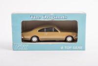 TRAX: A 1:43 scale Trax&nbsp;Holden HK GTS Monaro in gold, boxed
