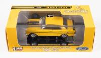 XY GTHO: A 1:43 scale Classic Carlectables Ford XY Falcon Phase III GT-HO in yellow glow, boxed with COA numbered 0472/1800