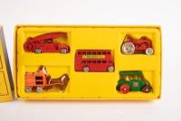 MATCHBOX: A Matchbox Series '40th Anniversary Collection' box set comprising of five models including Road Roller, Tractor, Bus, Horse Drawn Milk Float and a Fire Engine - 2