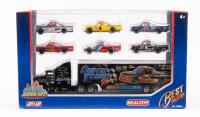 SUPER TRUCKS: A Best Collection Super Truck Racing gift set comprising of six racing utes and a truck, boxed