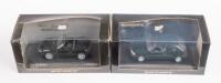 MINICHAMPS: Two Minichamps 1:43 scale models in boxes, includes a Fiat Barchetta and&nbsp;a 1995 Peugeot 306 hatchback&nbsp;
