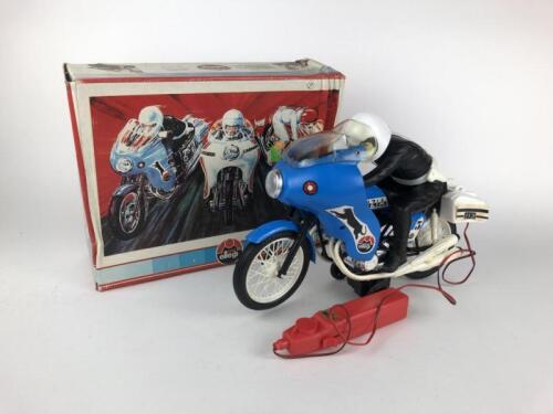 POLICE: Police bike by Ellegi Italy c1980s, battery remote, 36 cms.