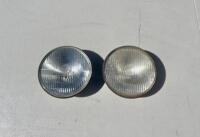 LUCAS: A pair of Lucas 7" flat glass units [Location: Sydney]