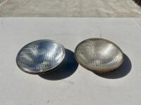 LUCAS: A pair of Lucas 7" flat glass units [Location: Sydney] - 2