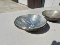LUCAS: A pair of Lucas 7" flat glass units [Location: Sydney] - 3