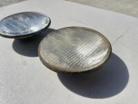 LUCAS: A pair of Lucas 7" flat glass units [Location: Sydney] - 4