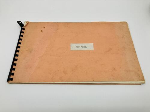 MASERATI: A reproduction Spare Parts Catalogue for the Ghibli [Location: Sydney]