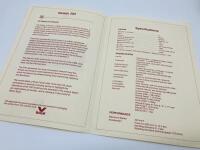 FERRARI F40: An F40 specification sheet published by Scuderia Veloce Motors [Location: Sydney] - 2