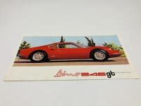FERRARI 246 GT DINO: A reproduction sales brochure for a 246 GT Dino [Location: Sydney]